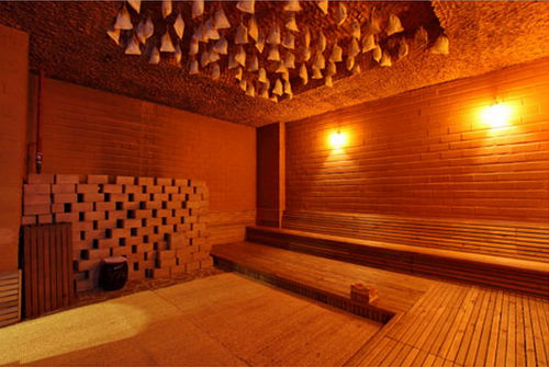 A wood kiln room with aromatic herbs and medicine