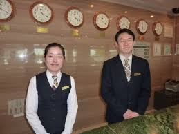 working as a hotel receptionist in Korea